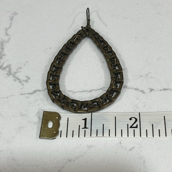 Pewter Dangle Earrings for Women - Picture 8 of 9